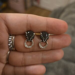 Effy Black And White Diamond Earrings